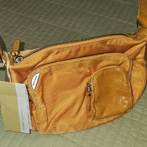 Francesco Biasia Orange Shoulder Bag